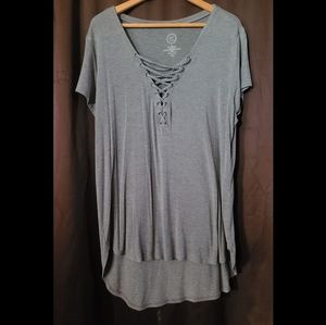 Maurice 24/7 Casual Lace Front dress top